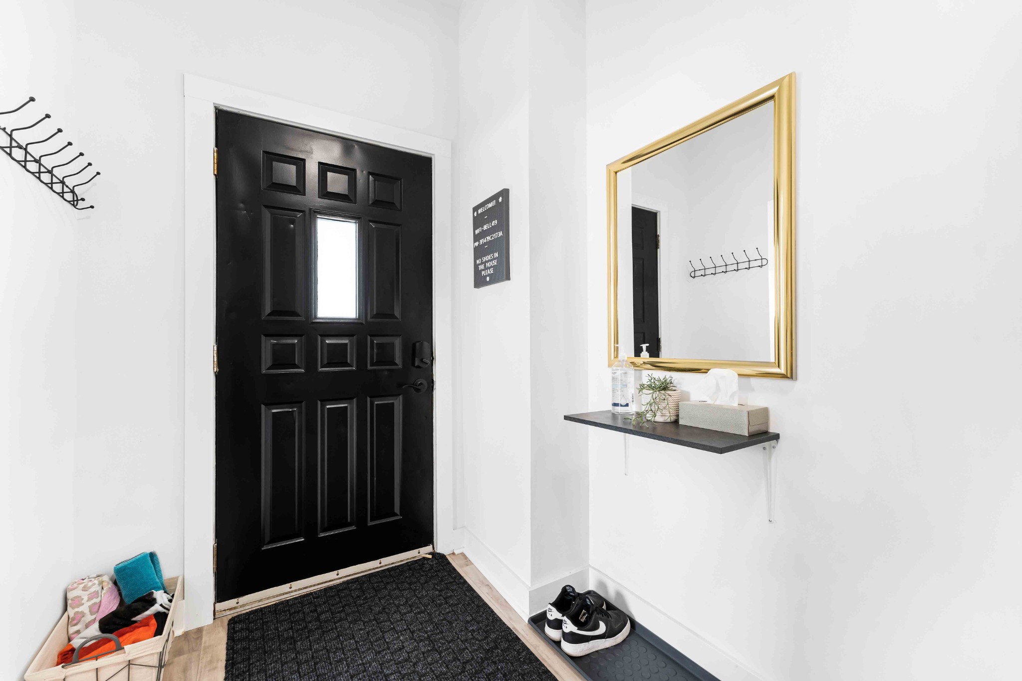 Renovated entry